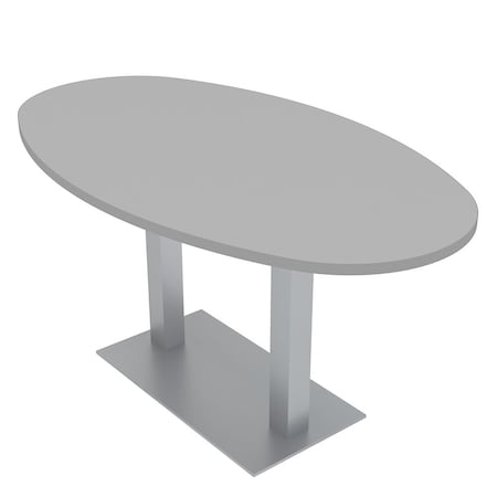 Skutchi Designs 33.5 in W, 69.5 in L, 29 in H, Engineered Wood Top, Grey HAR-BOVL-34X70-DOU-XD01
